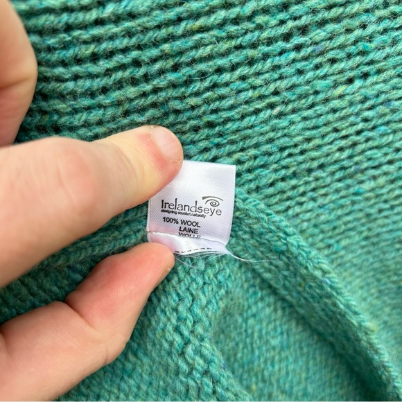 ☘️ Irelandseye Irish Knit Sweater Cardigan Fringe Fairycore sz S - Picture 4 of 8